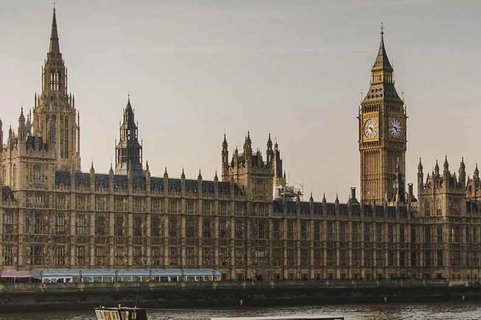 The Houses of Parliament in London
