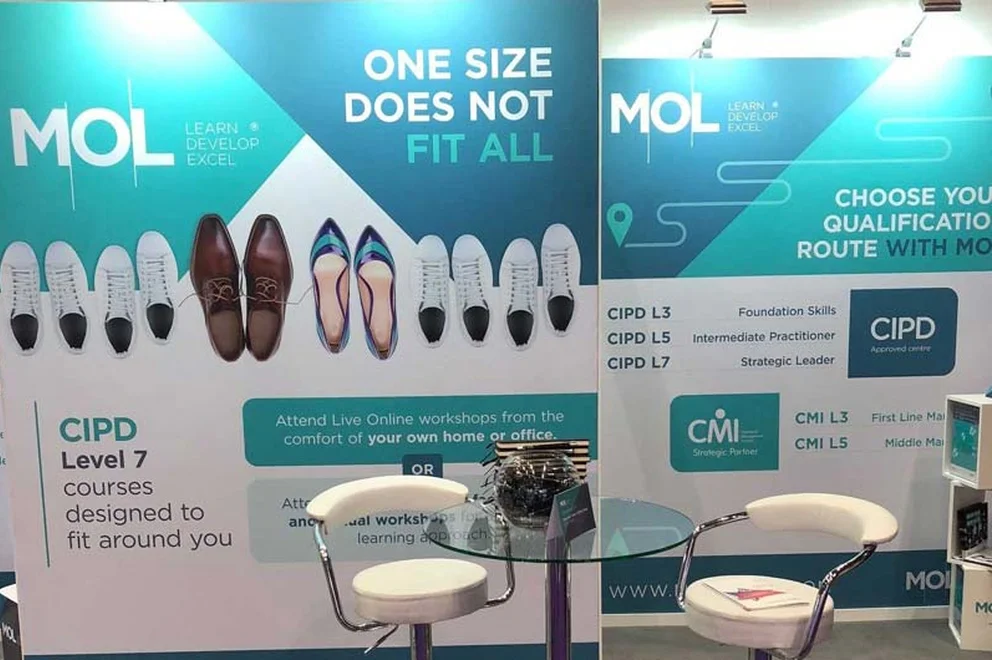 MOL Banners at CIPD conference