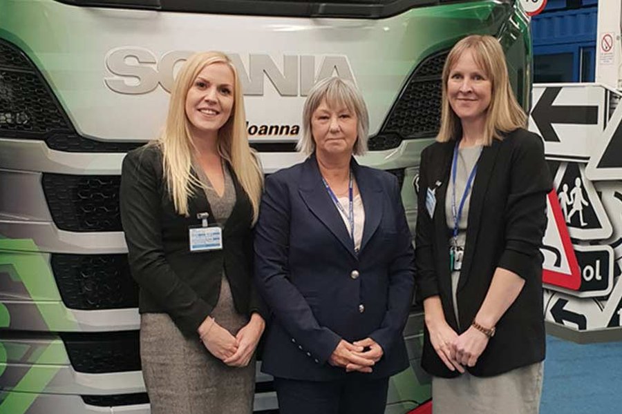 Picture shows (left to right) Leanne Shackleton, Corporate Partnership Manager at MOL, Jane Evison, Key Account Manager at Total People, and Wendy Blackburn, Operations Manager at Total People.