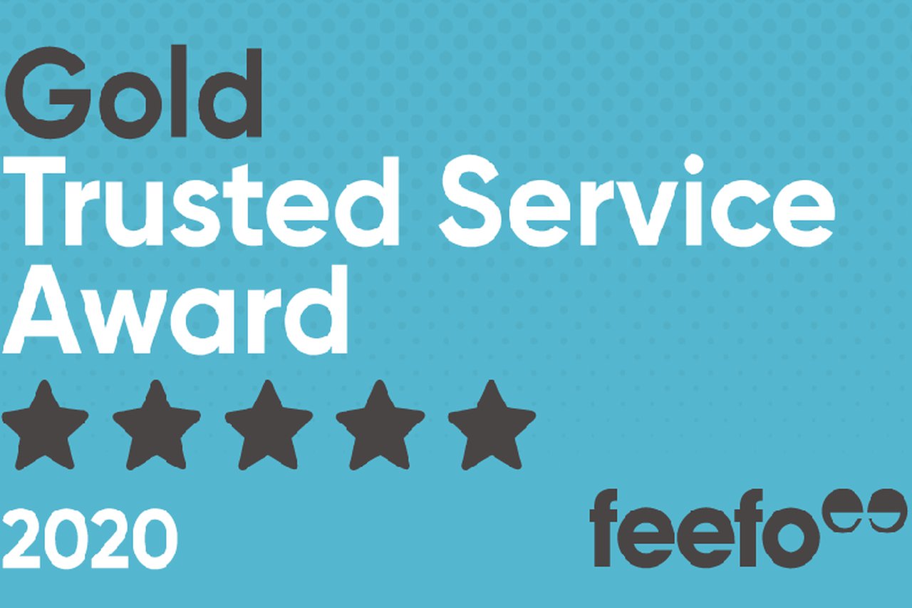 Gold trusted service award