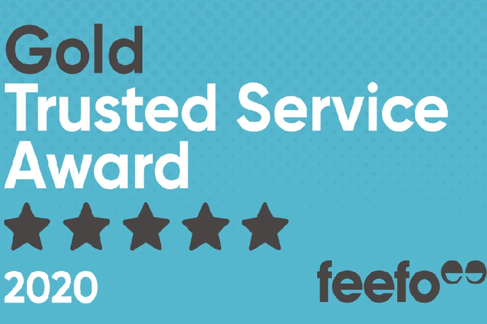 Gold trusted service award